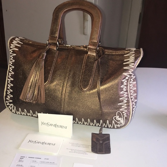 Yves Saint Laurent Rive Gauche Satchel - Picture 3 of 10